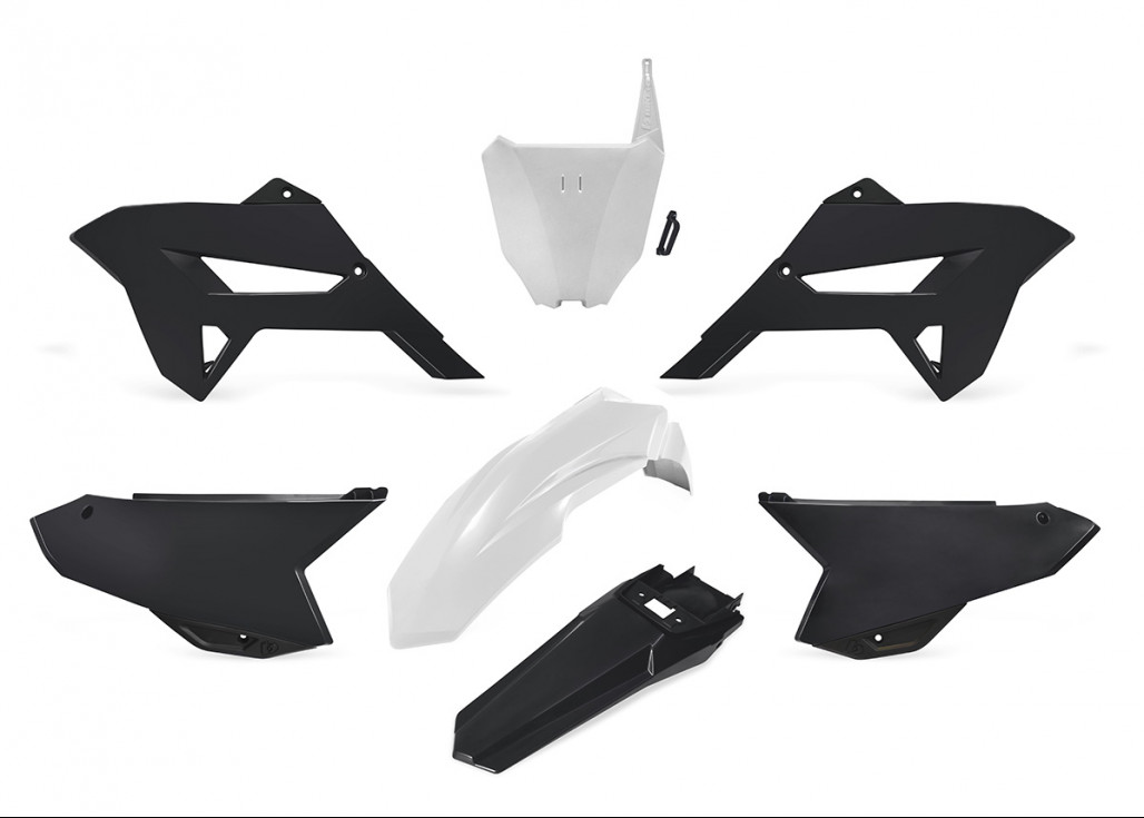 Kit De Plásticos Honda CRF 230 R1DE - Blanco/Negro