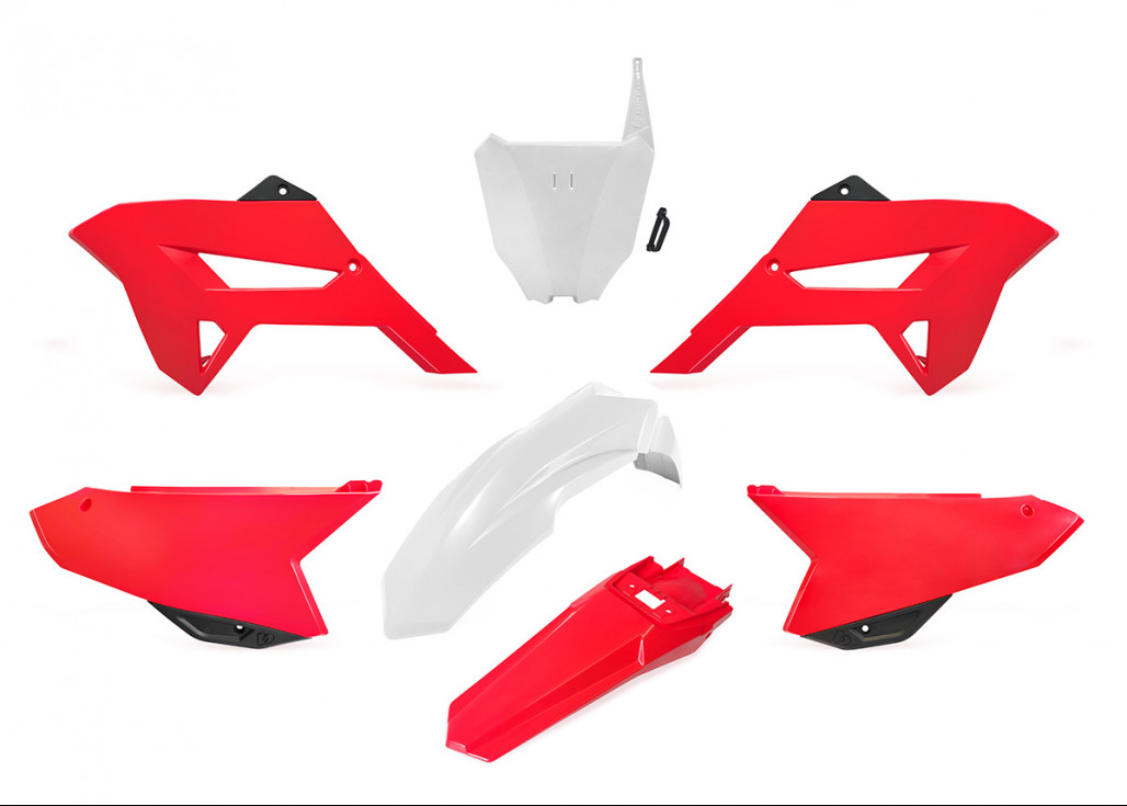Kit De Plásticos Honda CRF 230 R1DE - Blanco/Rojo